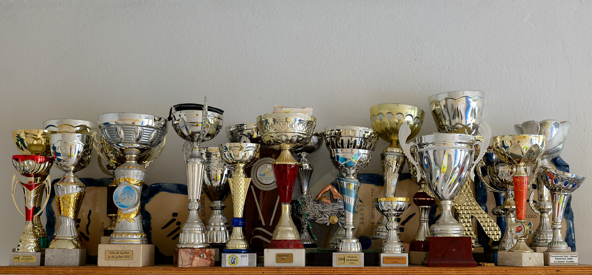 Collection de coupes et trophées du club